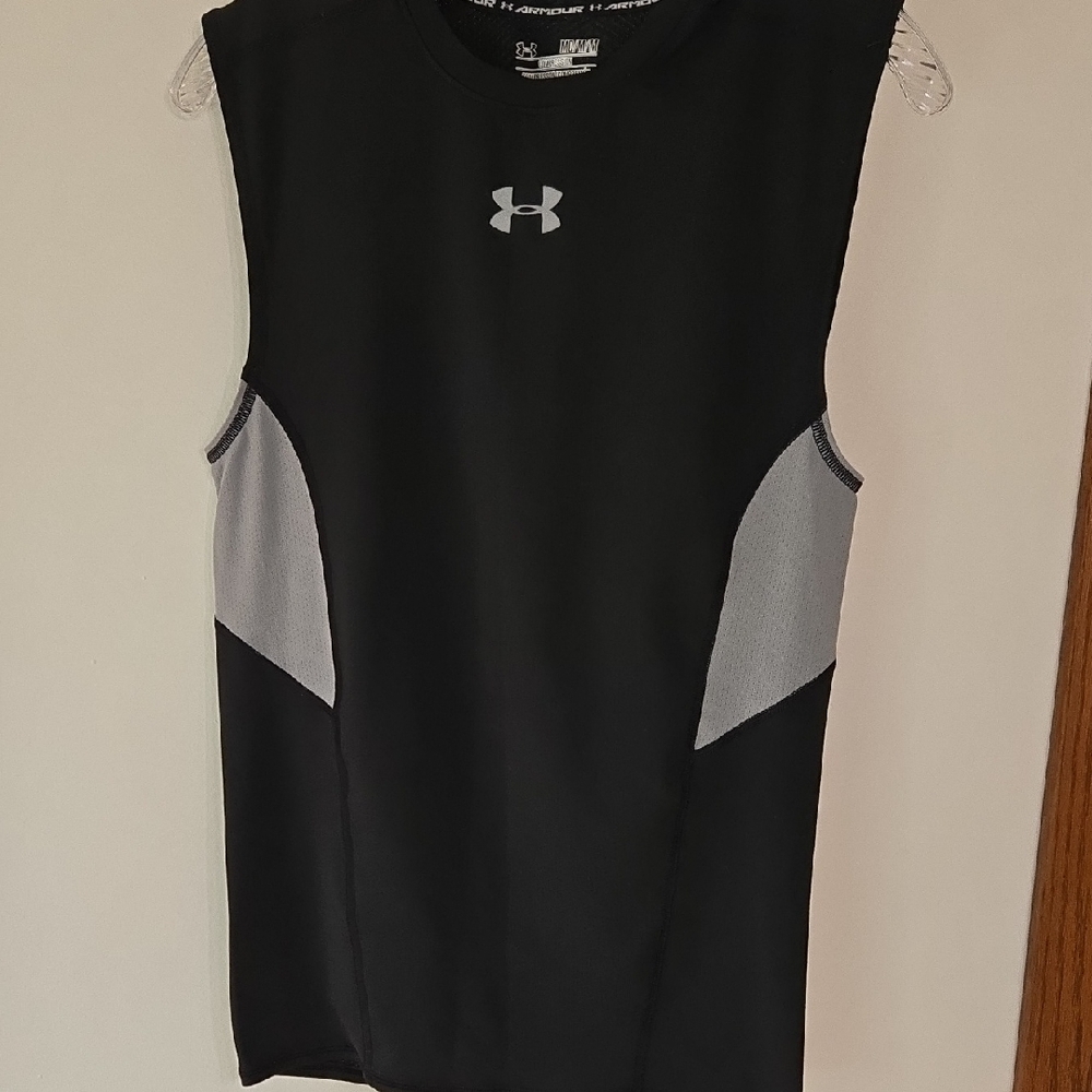 Under Armour Black and Gray Athletic Tank